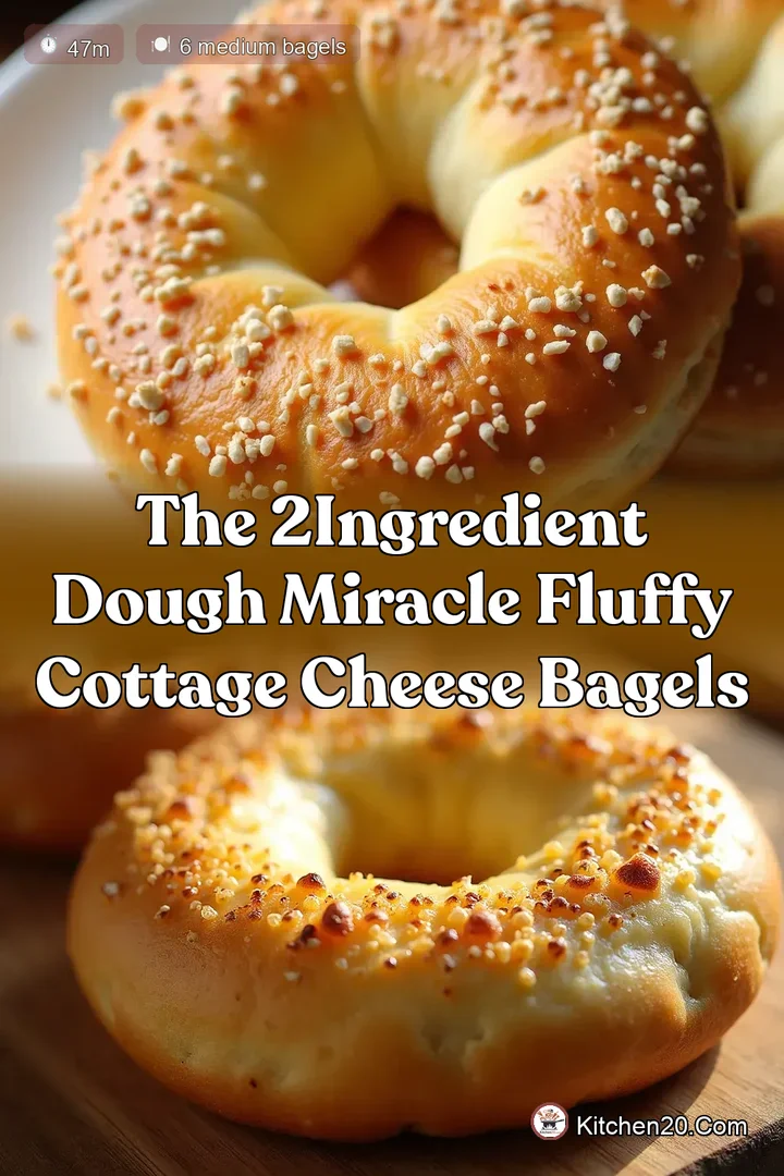 The 2Ingredient Dough Miracle Fluffy Cottage Cheese Bagels