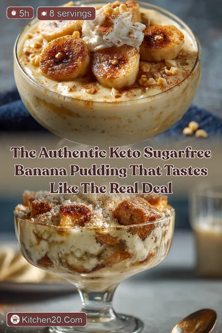 The Authentic Keto SugarFree Banana Pudding That Tastes Like the Real Deal