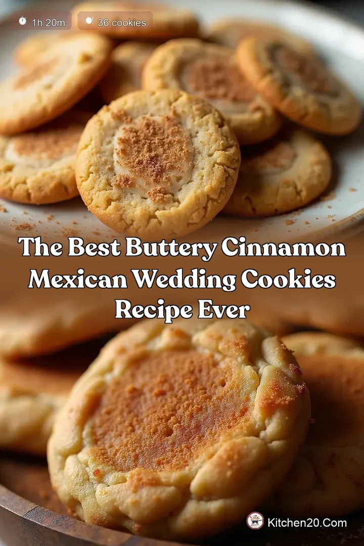 The Best Buttery Cinnamon Mexican Wedding Cookies Recipe Ever