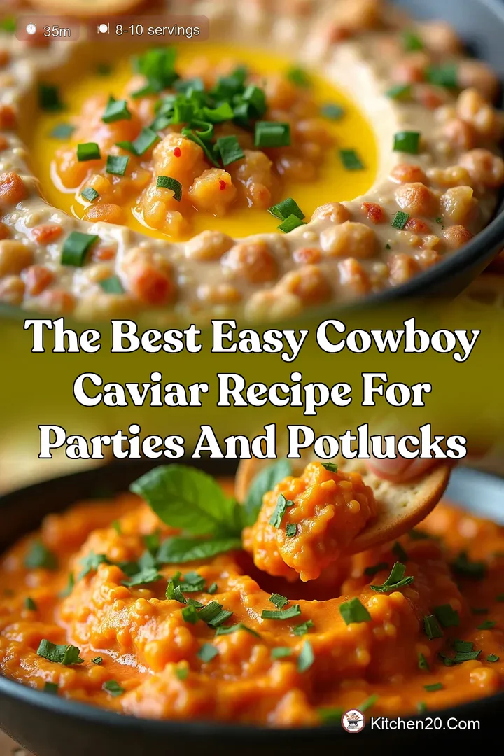 The Best Easy Cowboy Caviar Recipe for Parties and Potlucks