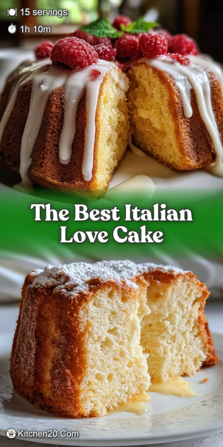 Close-up shows the Love Cake's fudgy chocolate, soft red velvet, & a delicate, sweet powdered sugar finish.