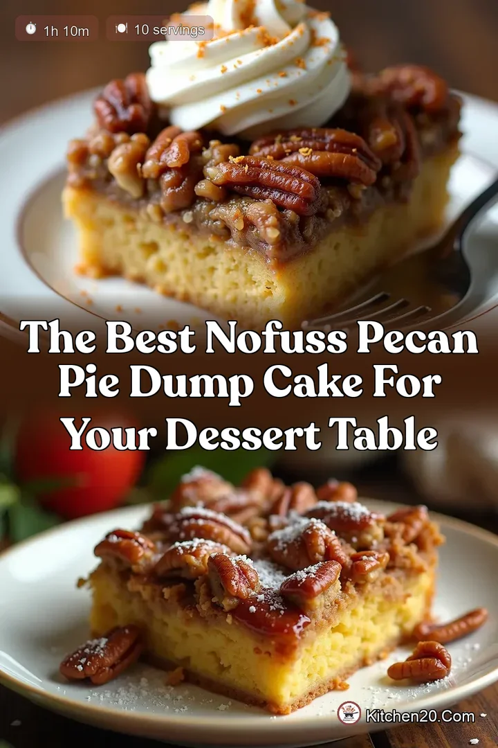 The Best NoFuss Pecan Pie Dump Cake for Your Dessert Table