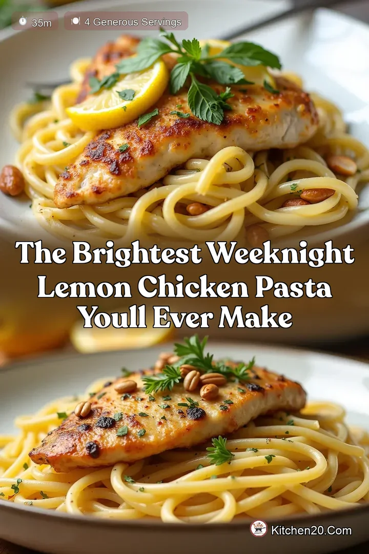 The Brightest Weeknight Lemon Chicken Pasta Youll Ever Make