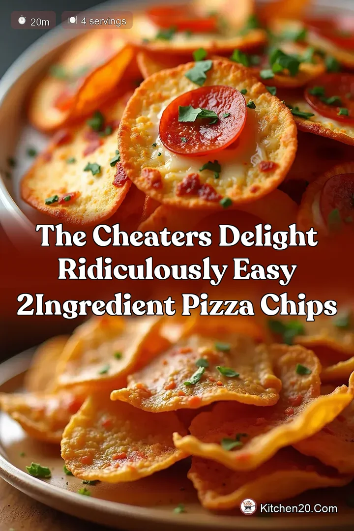 The Cheaters Delight Ridiculously Easy 2Ingredient Pizza Chips