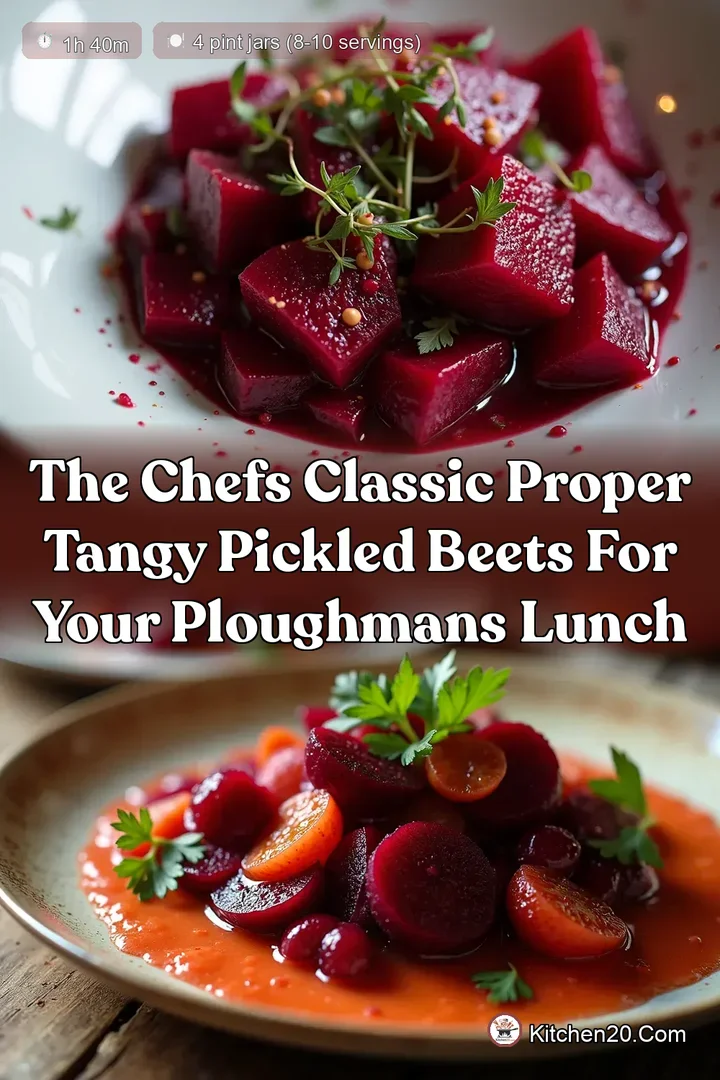 The Chefs Classic Proper Tangy Pickled Beets for Your Ploughmans Lunch
