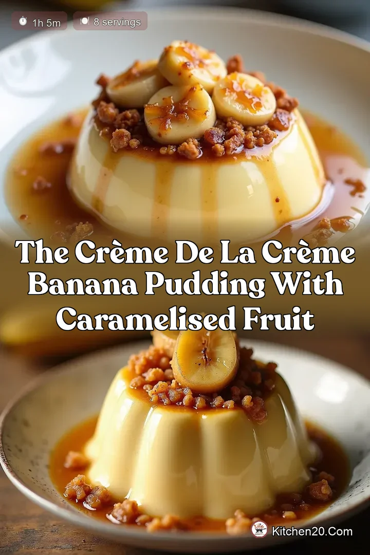 The Cr&egrave;me de la Cr&egrave;me Banana Pudding with Caramelised Fruit
