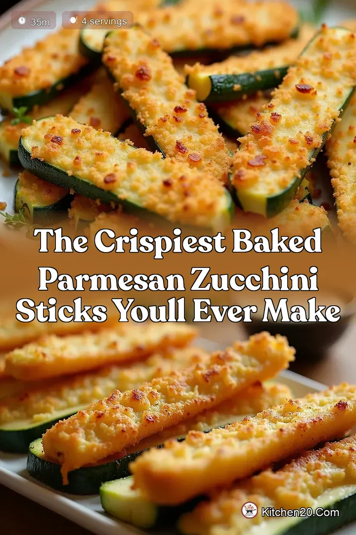 The Crispiest Baked Parmesan Zucchini Sticks Youll Ever Make