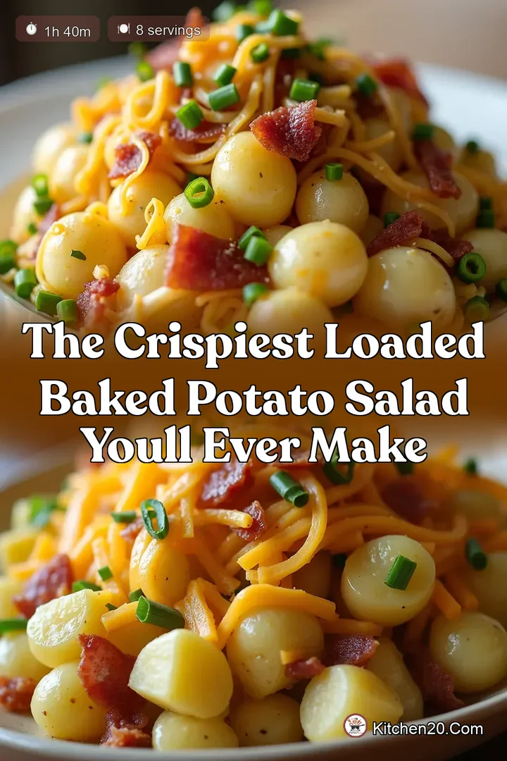 The Crispiest Loaded Baked Potato Salad Youll Ever Make