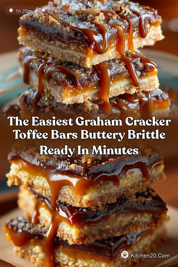 The Easiest Graham Cracker Toffee Bars Buttery Brittle Ready in Minutes