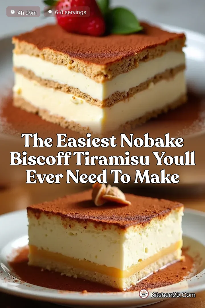 The Easiest NoBake Biscoff Tiramisu Youll Ever Need to Make