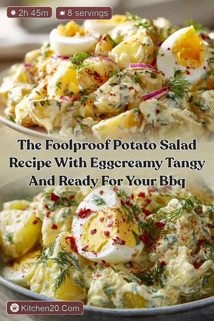The Foolproof Potato Salad Recipe with EggCreamy Tangy and Ready for Your BBQ