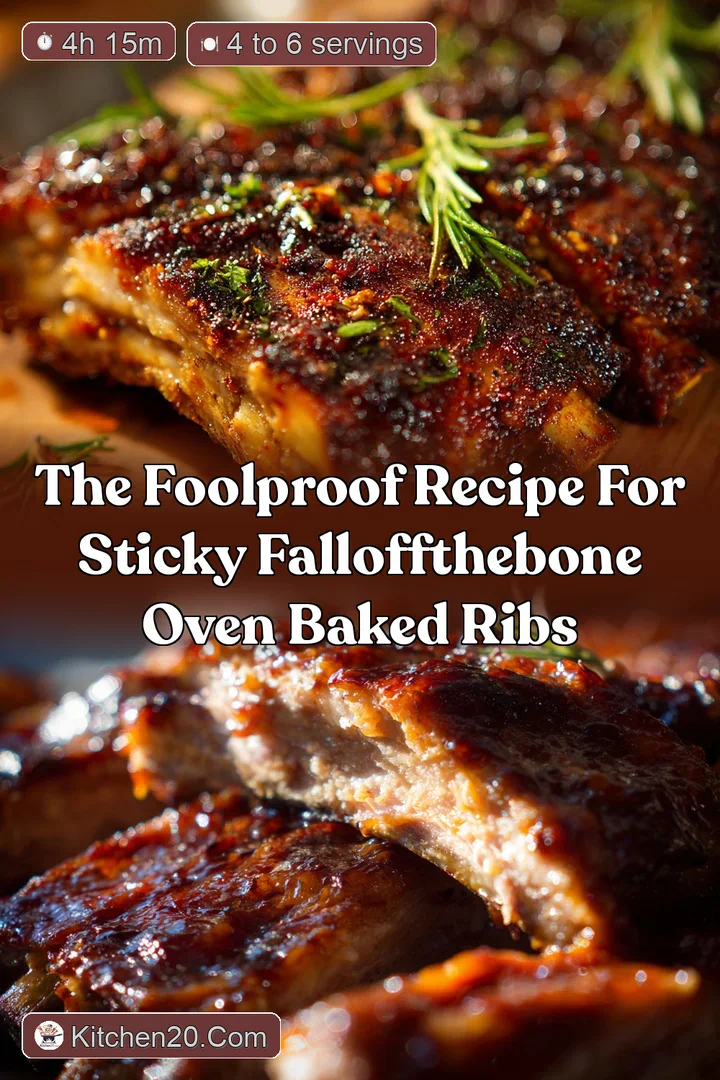 The Foolproof Recipe for Sticky FallOffTheBone Oven Baked Ribs