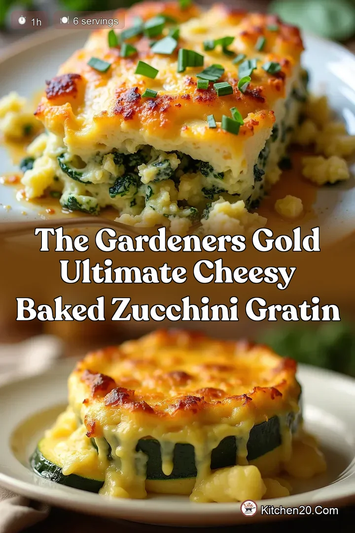 The Gardeners Gold Ultimate Cheesy Baked Zucchini Gratin