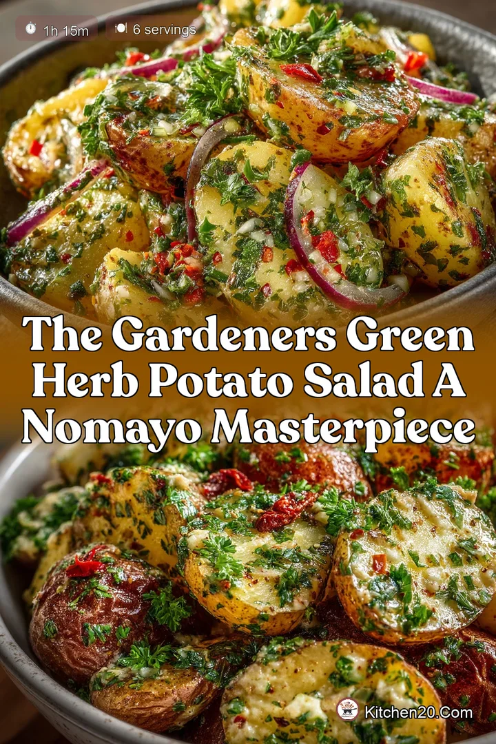 The Gardeners Green Herb Potato Salad A NoMayo Masterpiece