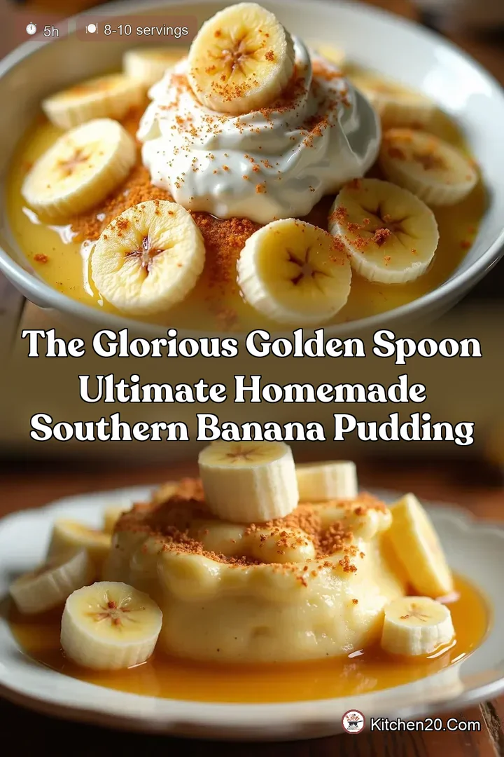 The Glorious Golden Spoon Ultimate Homemade Southern Banana Pudding