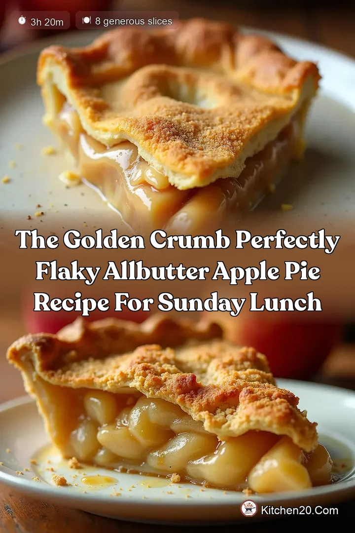 The Golden Crumb Perfectly Flaky AllButter Apple Pie Recipe for Sunday Lunch