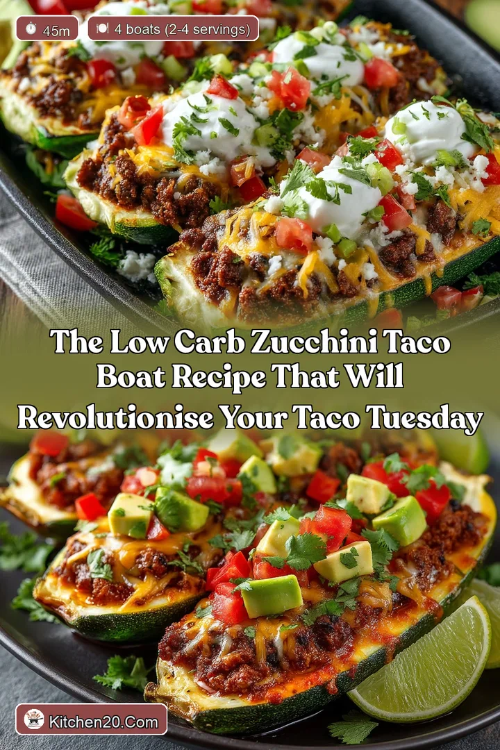 The Low Carb Zucchini Taco Boat Recipe That Will Revolutionise Your Taco Tuesday