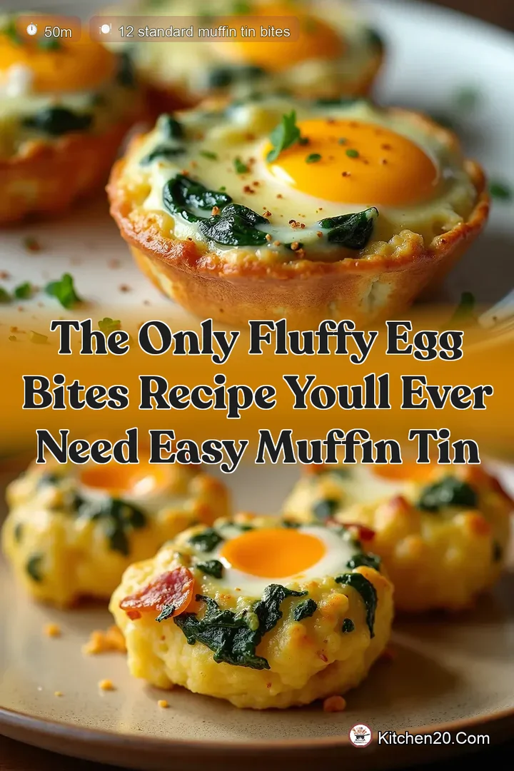 The Only Fluffy Egg Bites Recipe Youll Ever Need Easy Muffin Tin