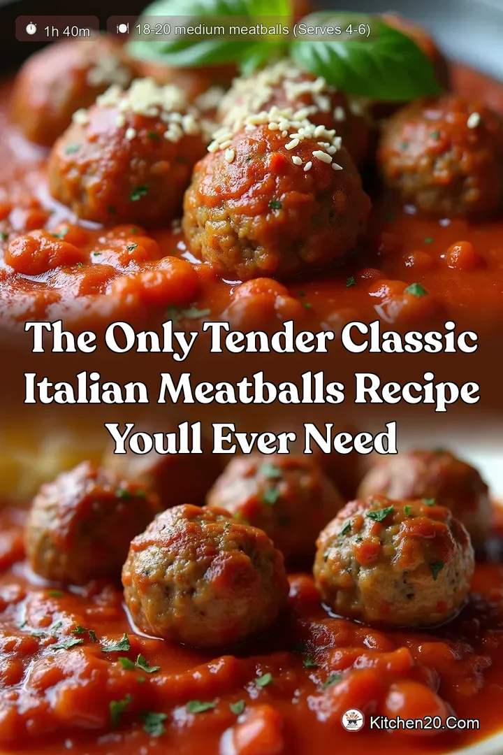 The Only Tender Classic Italian Meatballs Recipe Youll Ever Need