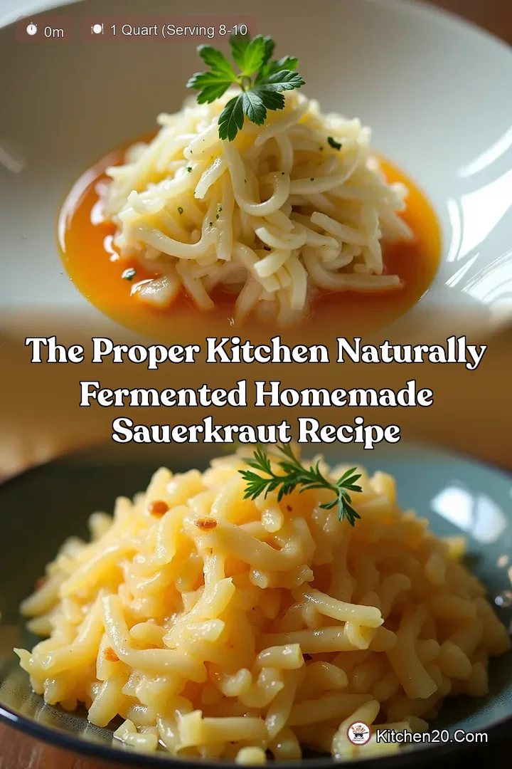 The Proper Kitchen Naturally Fermented Homemade Sauerkraut Recipe