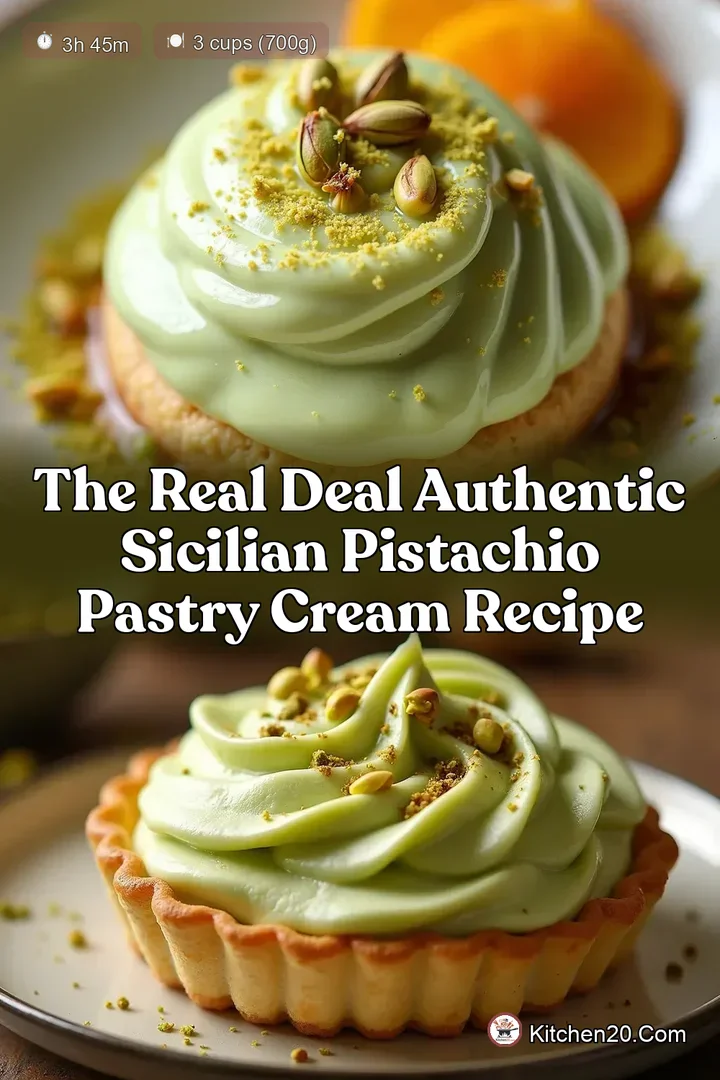 The Real Deal Authentic Sicilian Pistachio Pastry Cream Recipe