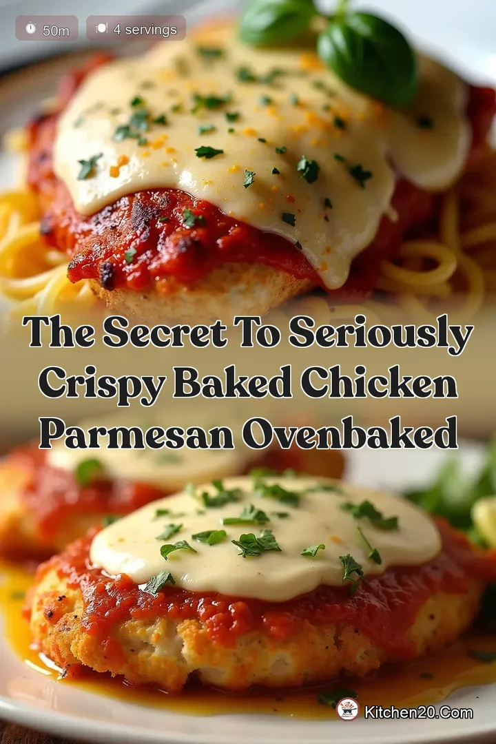 The Secret to Seriously Crispy Baked Chicken Parmesan OvenBaked
