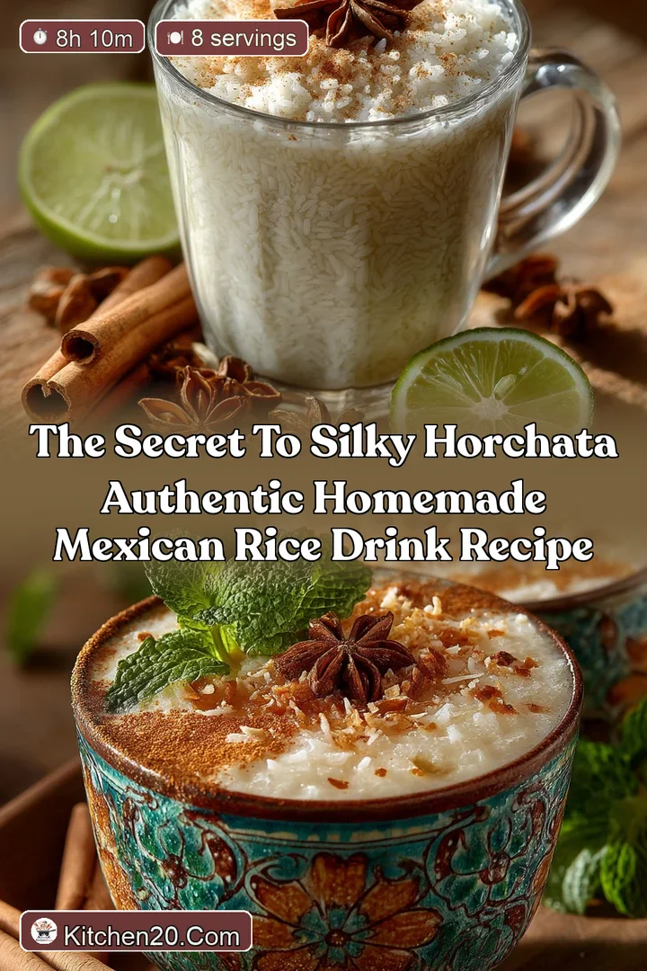 The Secret to Silky Horchata Authentic Homemade Mexican Rice Drink Recipe