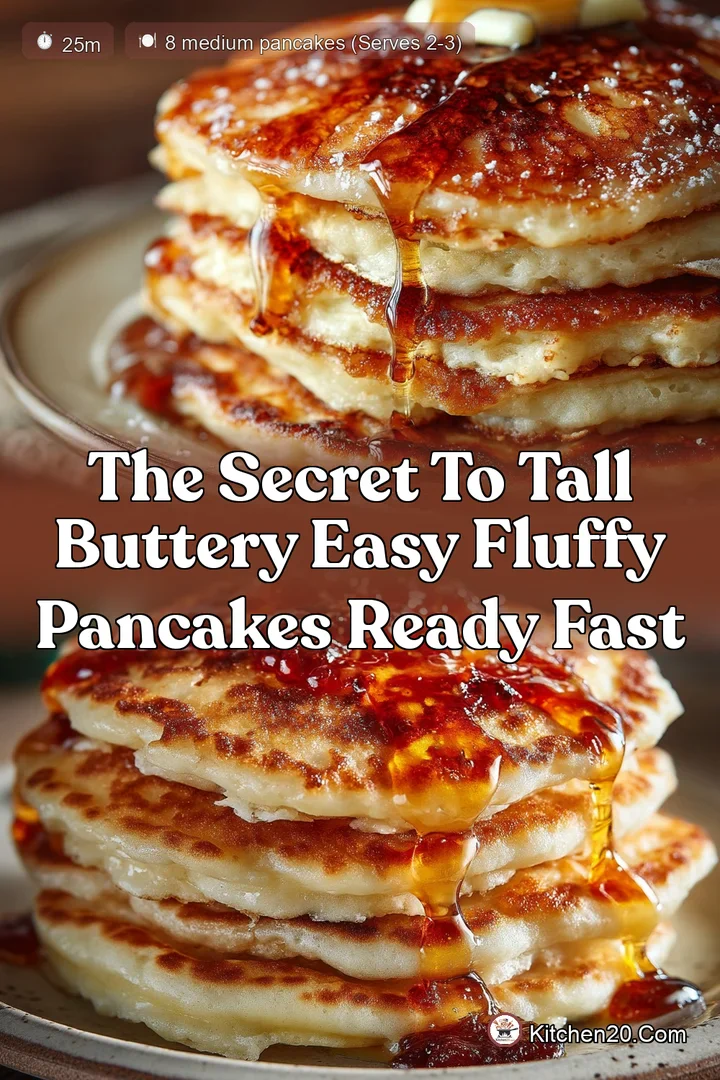 The Secret to Tall Buttery Easy Fluffy Pancakes Ready Fast