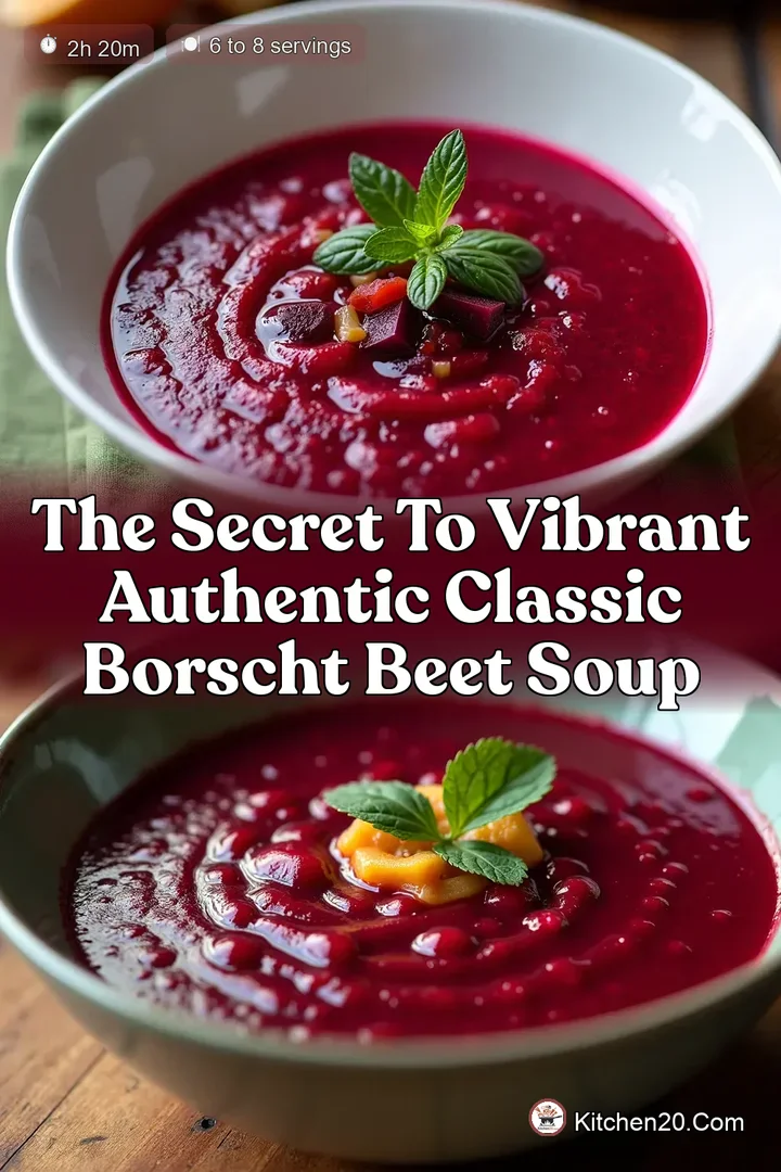 The Secret to Vibrant Authentic Classic Borscht Beet Soup