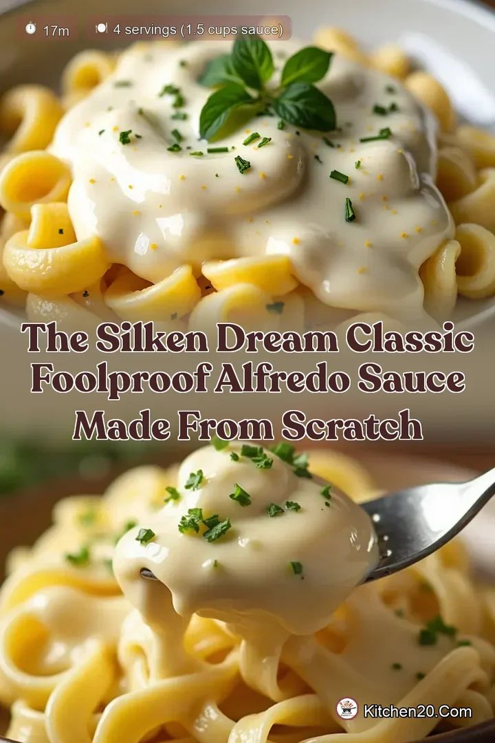 The Silken Dream Classic Foolproof Alfredo Sauce Made From Scratch