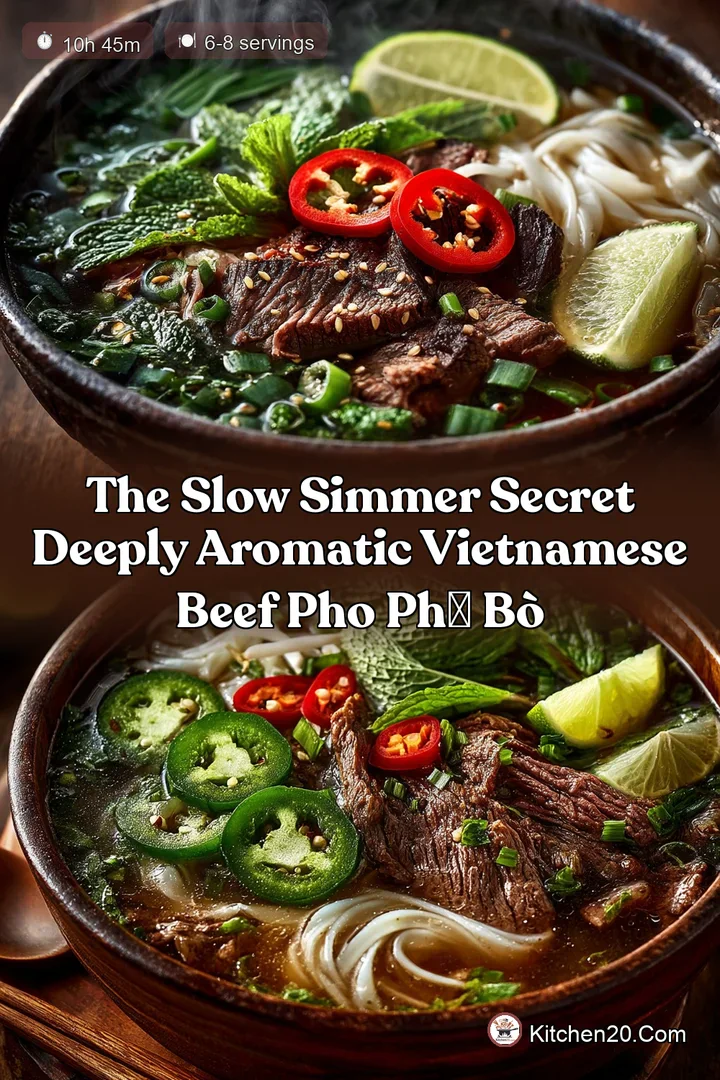 The Slow Simmer Secret Deeply Aromatic Vietnamese Beef Pho Phở Bò