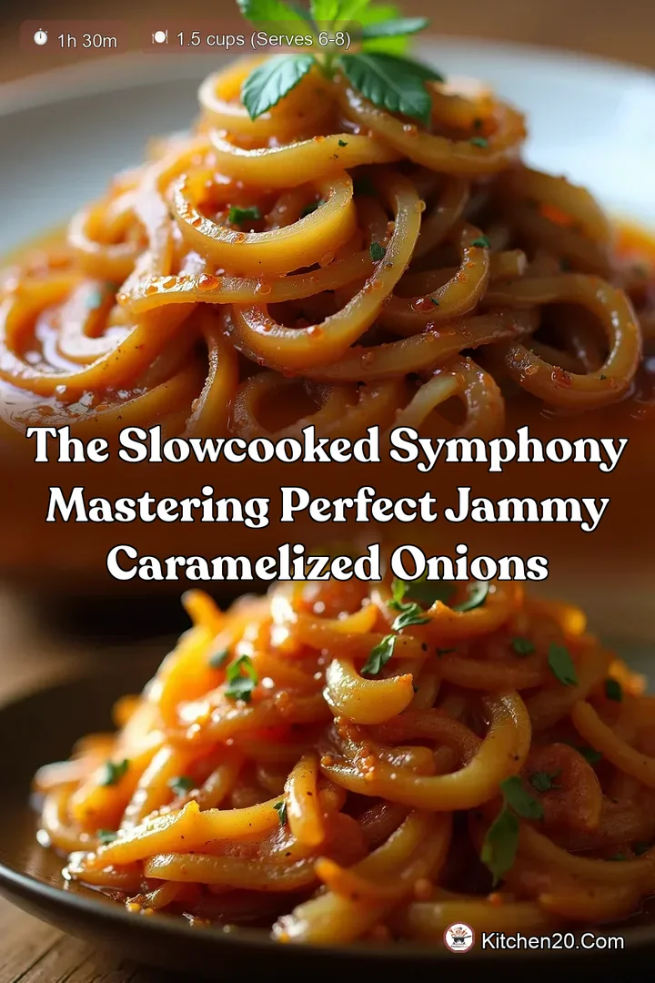 The SlowCooked Symphony Mastering Perfect Jammy Caramelized Onions