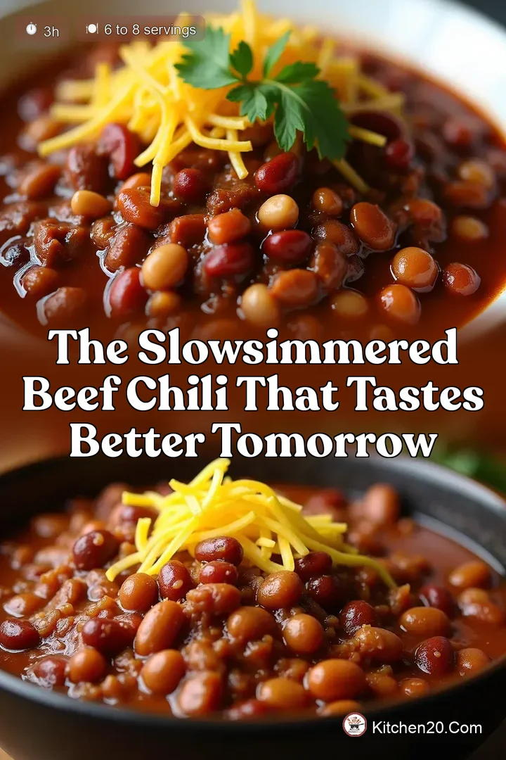 The SlowSimmered Beef Chili That Tastes Better Tomorrow