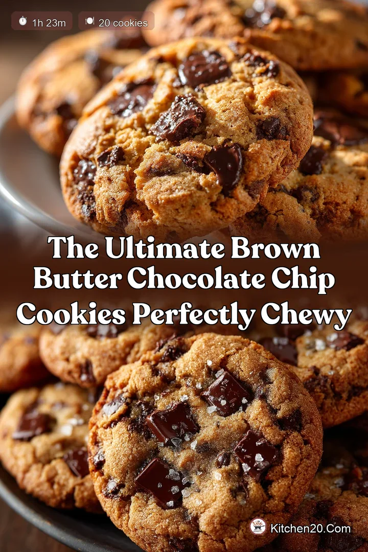 The Ultimate Brown Butter Chocolate Chip Cookies Perfectly Chewy