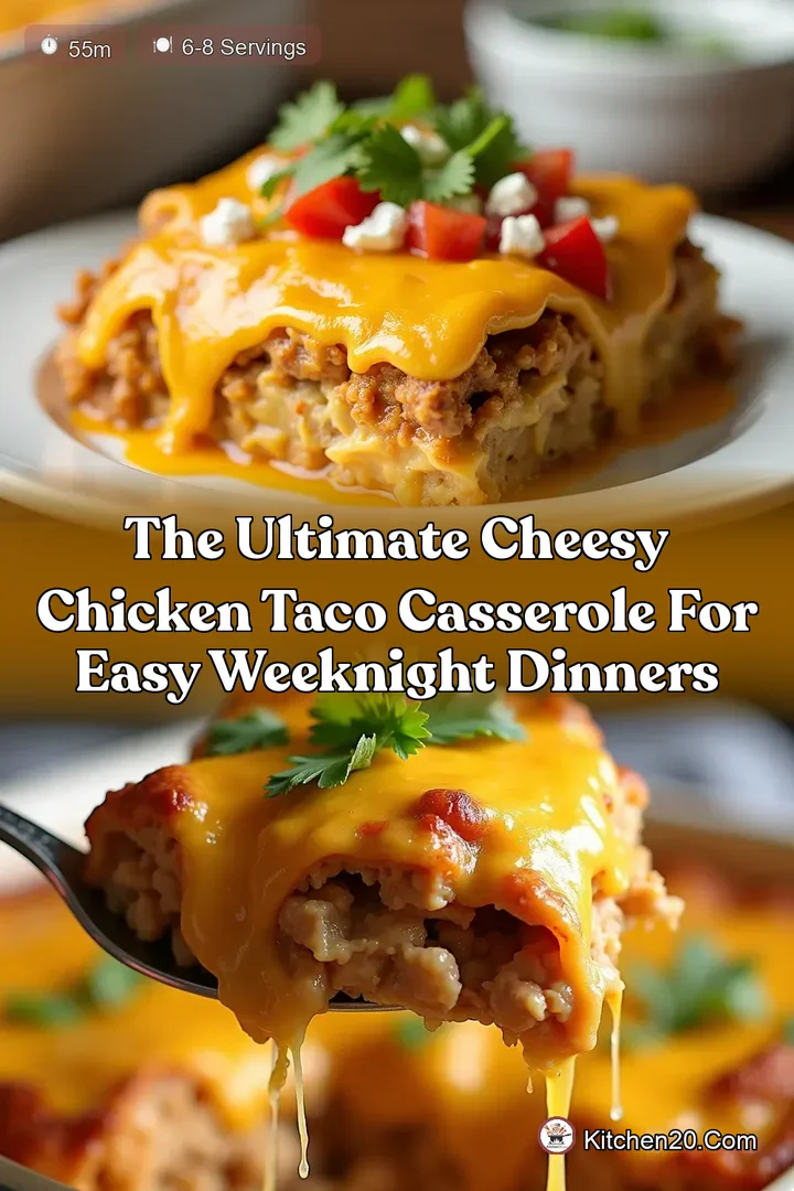 The Ultimate Cheesy Chicken Taco Casserole for Easy Weeknight Dinners