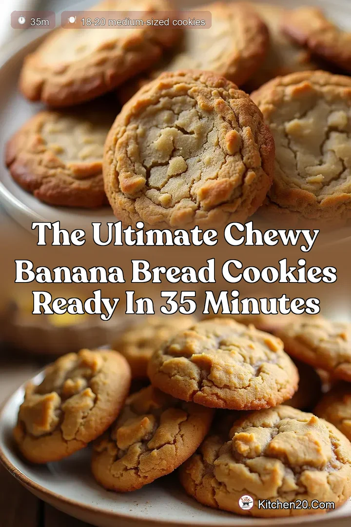 The Ultimate Chewy Banana Bread Cookies Ready in 35 Minutes
