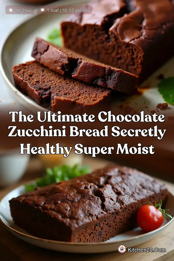 The Ultimate Chocolate Zucchini Bread Secretly Healthy Super Moist
