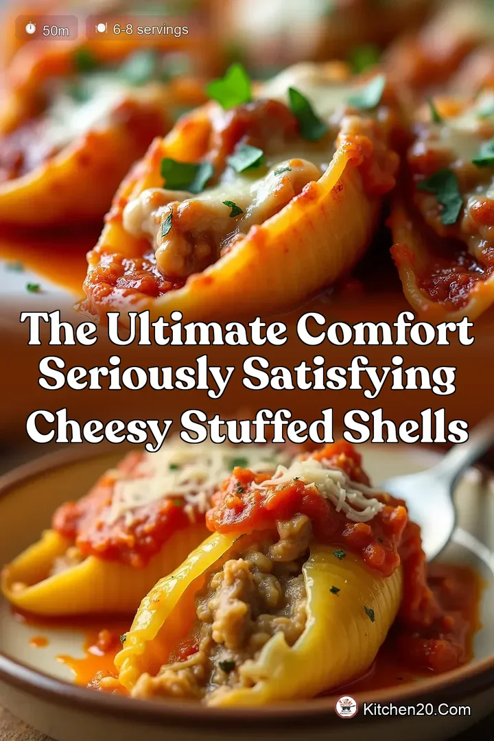 The Ultimate Comfort Seriously Satisfying Cheesy Stuffed Shells
