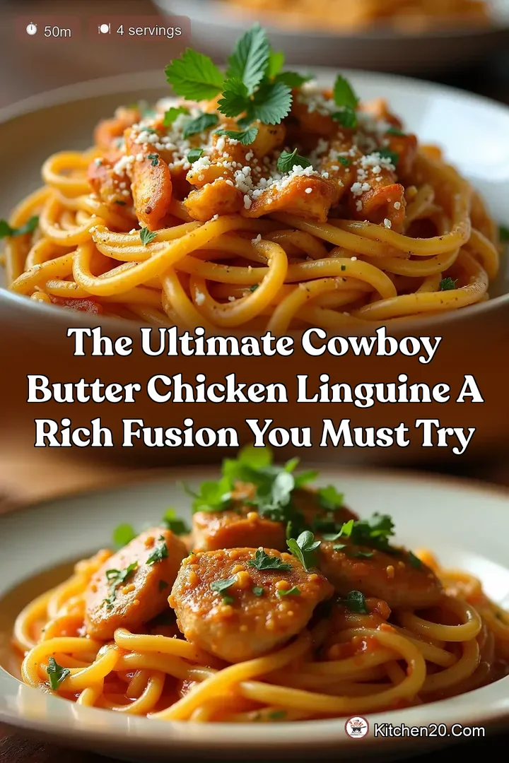 The Ultimate Cowboy Butter Chicken Linguine A Rich Fusion You Must Try