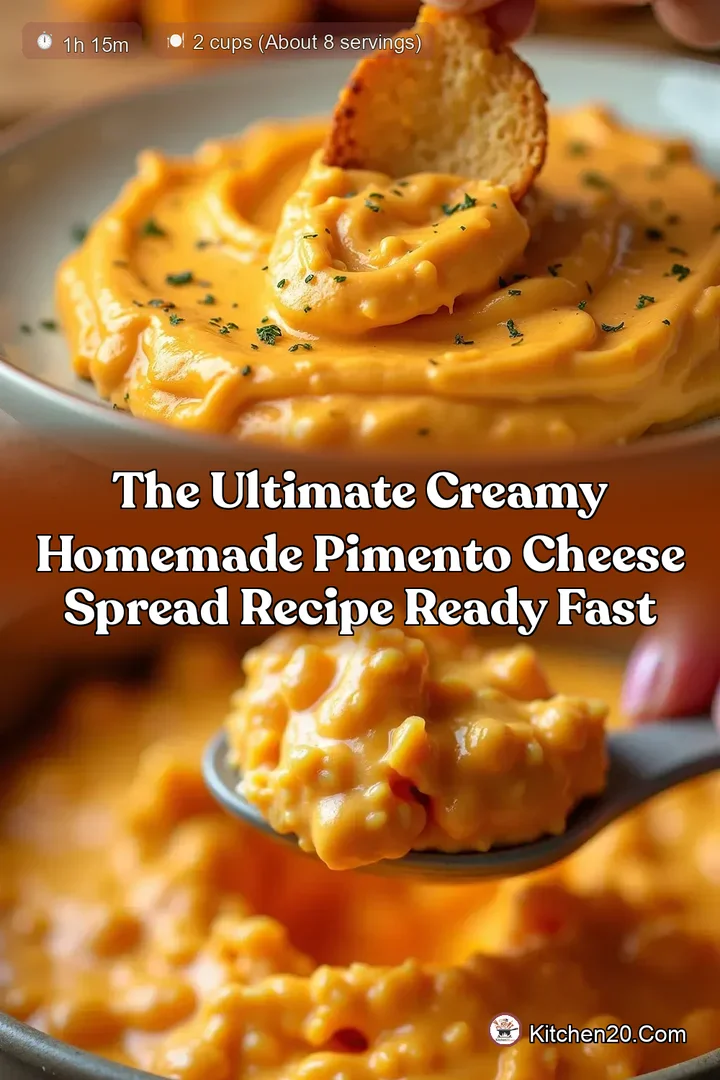The Ultimate Creamy Homemade Pimento Cheese Spread Recipe Ready Fast