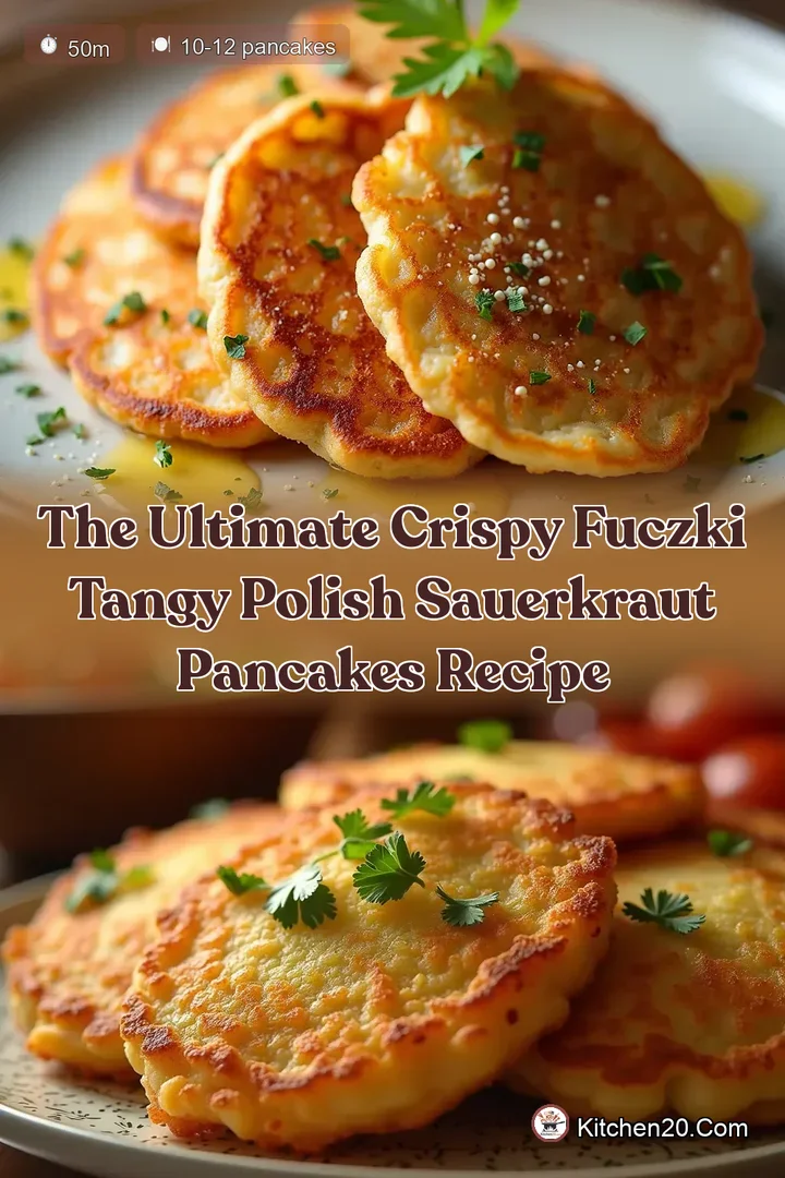 The Ultimate Crispy Fuczki Tangy Polish Sauerkraut Pancakes Recipe