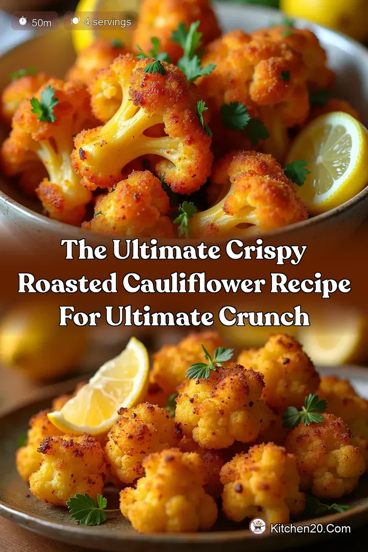 The Ultimate Crispy Roasted Cauliflower Recipe for Ultimate Crunch
