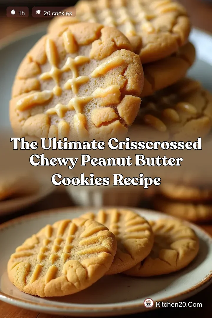 The Ultimate CrissCrossed Chewy Peanut Butter Cookies Recipe
