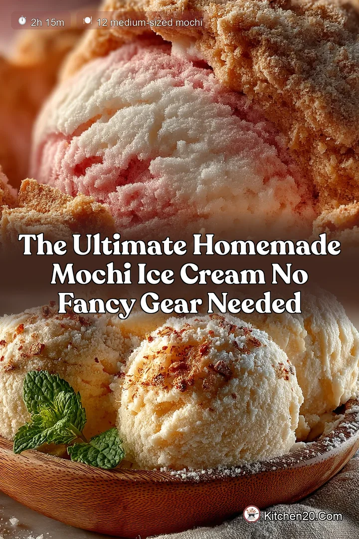 The Ultimate Homemade Mochi Ice Cream No Fancy Gear Needed