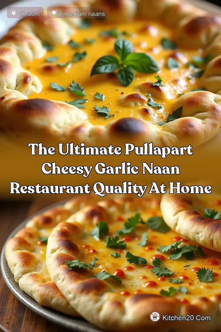 The Ultimate PullApart Cheesy Garlic Naan Restaurant Quality at Home