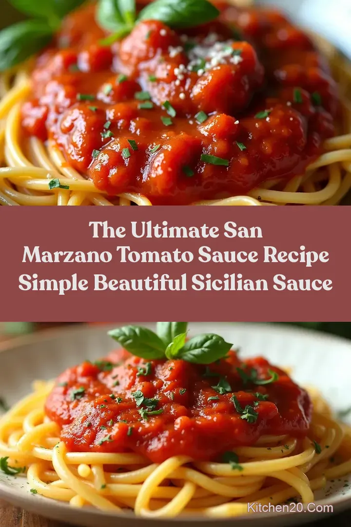 The Ultimate San Marzano Tomato Sauce Recipe Simple Beautiful Sicilian Sauce