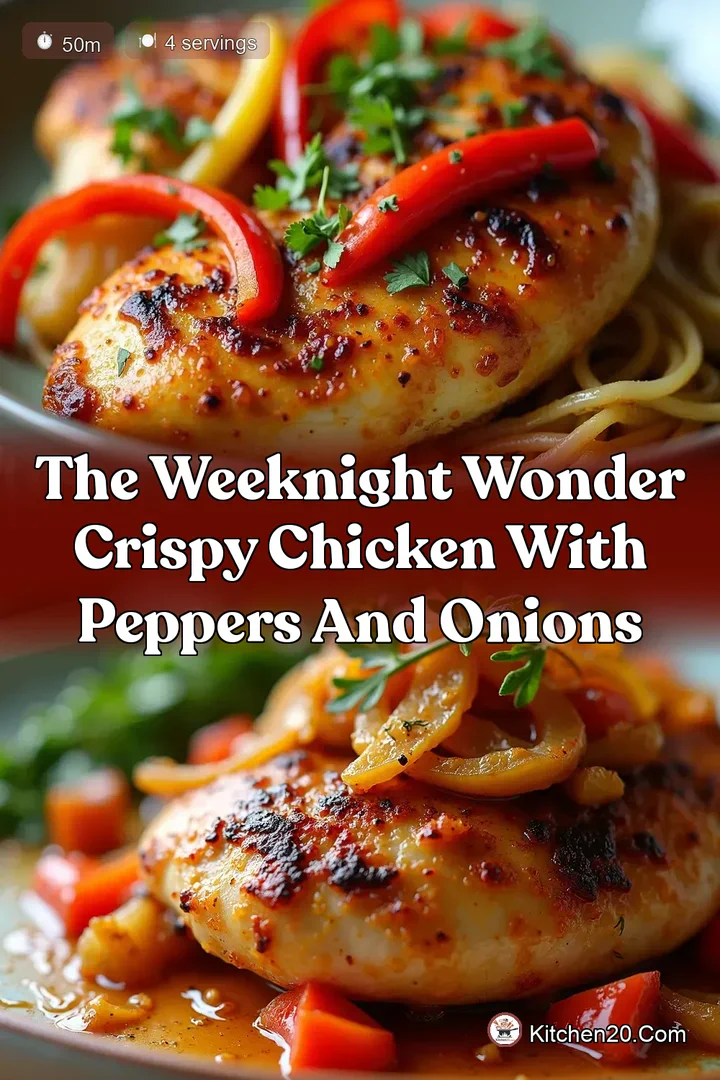 The Weeknight Wonder Crispy Chicken with Peppers and Onions