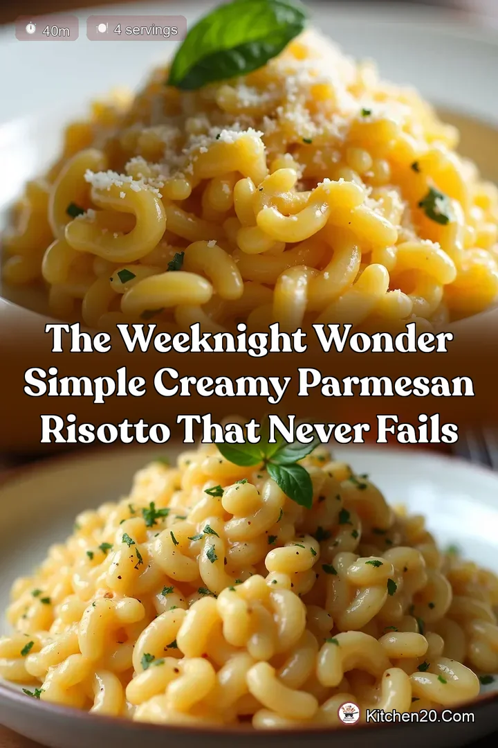 The Weeknight Wonder Simple Creamy Parmesan Risotto That Never Fails