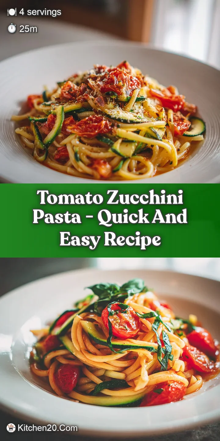 Close-up of glistening tomato sauce clinging to zucchini noodles, grated parmesan, and vibrant fresh basil flecks.