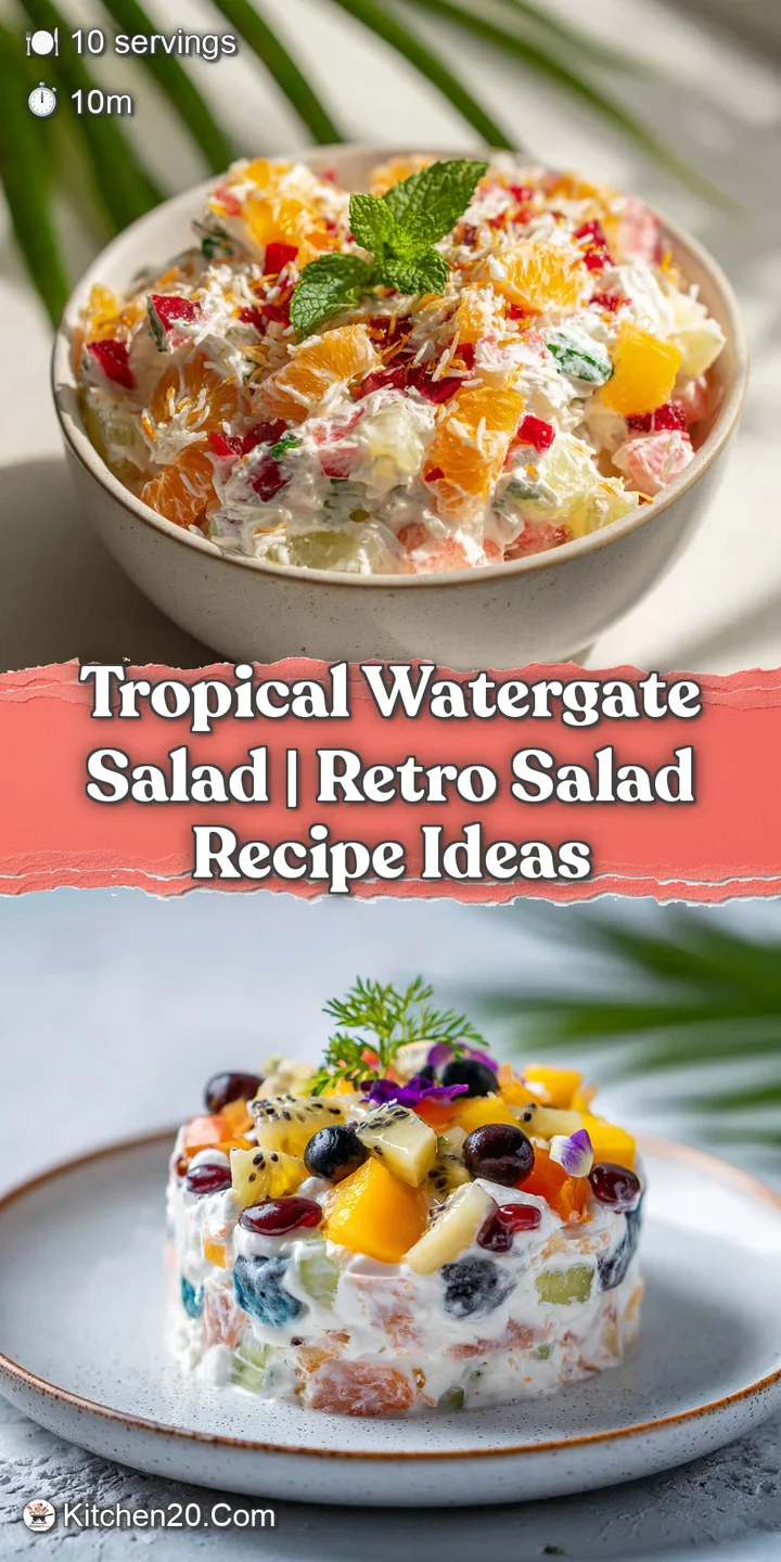 Close-up of the pale green, fluffy dessert, revealing soft marshmallows and jewel-toned cherries.